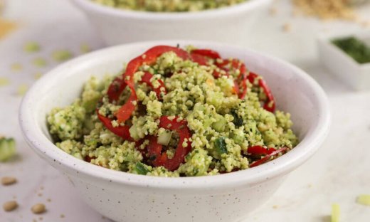 Σαλάτα κους κους με πέστο βασιλικού