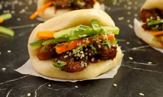 Πεντανόστιμα ψωμάκια στον ατμό(bao buns)