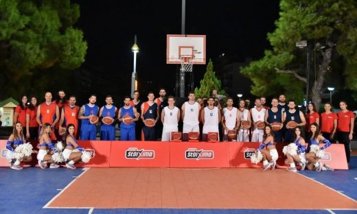 Μπασκετικό σόου με άρωμα Κίνας στην πλατεία Ν. Σμύρνης 