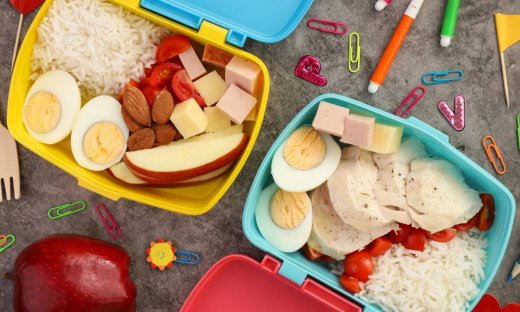 Lunch box με κοτόπουλο και αυγό