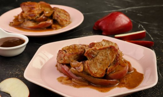 Ψαρονέφρι με μήλα και κρεμμύδια- Υπέροχη συνταγή 