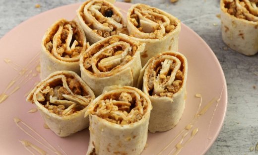 Ρολάκια με φυστικοβούτυρο από τον Γιώργο Τσούλη