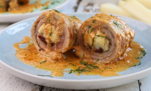 Χοιρινό σνίτσελ γεμιστό από τον Γιώργο Τσούλη