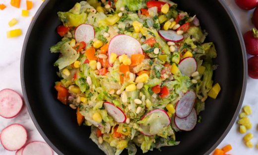 Υπέροχη σαλάτα με αβοκάντο από τον Γιώργο Τσούλη 