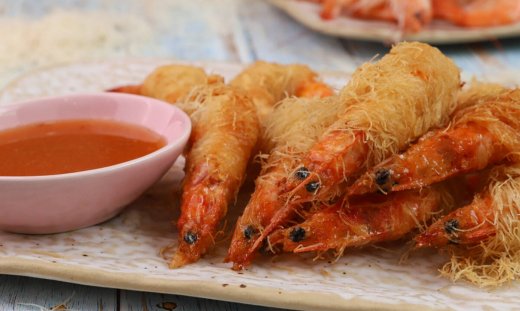 Γαρίδες με κανταΐφι- Συνταγή από τον Γιώργο Τσούλη που πρέπει να δοκιμάσεις