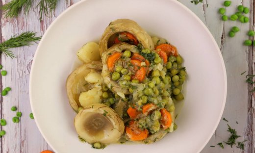 Αγκινάρες αλά πολίτα από τον Γιώργο Τσούλη 