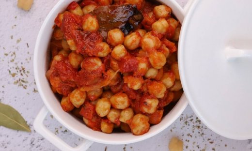 Ρεβύθια κοκκινιστά από τον Γιώργο Τσούλη