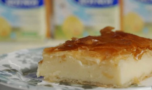 Υπέροχο γαλακτομπούρεκο από τον Γιώργο Τσούλη