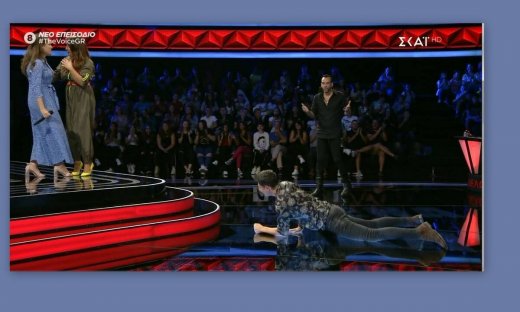 Χαμός στο Voice: Ο Ρουβάς έπεσε στο πάτωμα για τη μαθήτρια της Ζουγανέλη (Videos & Photos)