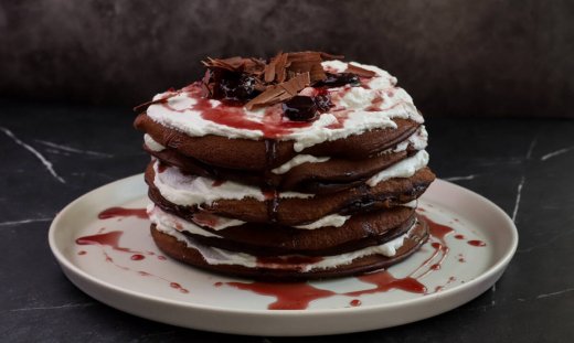 Black forest pancakes από τον Γιώργο Τσούλη