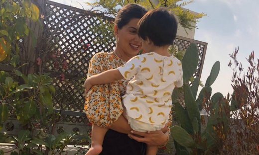 Σταματίνα Τσιμτσιλή: Δείτε πώς πείθει τον γιο της να πάνε παρέα στο σούπερ μάρκετ (pics)