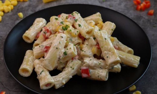 Ριγκατόνι με γιαούρτι και καλαμπόκι- Πανεύκολη συνταγή από τον Γιώργο Τσούλη 
