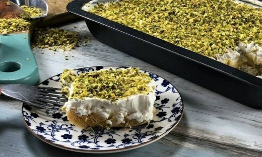 Λαχταριστό εκμέκ κανταΐφι από τον Τσούλη