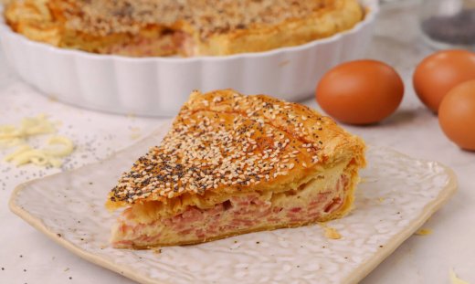 Ζαμπονοτυρόπιτα: Εύκολη και γρήγορη συνταγή από τον Τσούλη