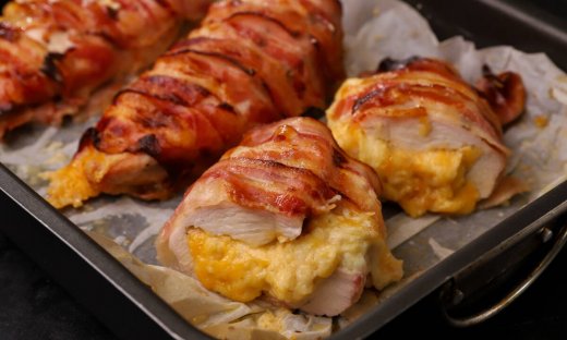 Κοτόπουλο τυλιχτό με μπέικον από τον Τσούλη! 