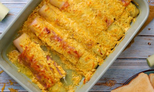 Πράσα τυλιχτά με ζαμπόν από τον Γιώργο Τσούλη 