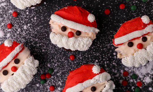 Cupcake Άγιος Βασίλης από τον Γιώργο Τσούλη 