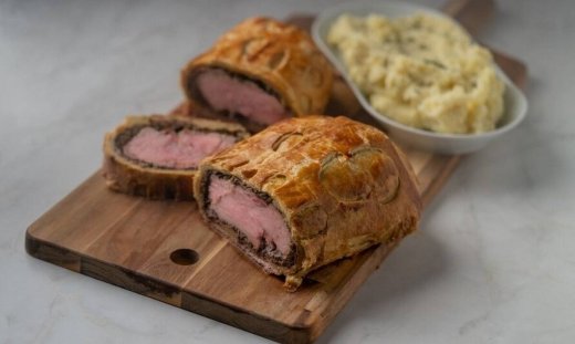 Πεντανόστιμο μοσχάρι Wellington από τον Τσούλη