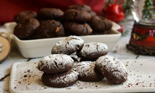 Σοκολατένιοι κουραμπιέδες