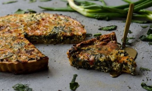 Quiche με σπανάκι από τον Γιώργο Τσούλη 