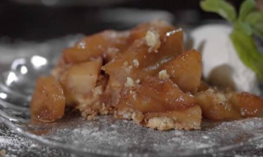 Ανάποδη τάρτα με μήλα