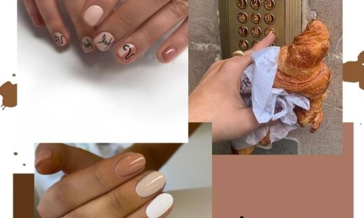Σήμερα θέλουμε νύχια στο χρώμα των κρουασάν... nude δηλαδή!