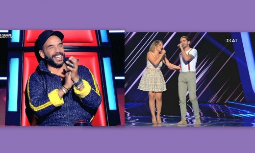 The Voice: Το ερωτευμένο ζευγάρι και η απίστευτη ατάκα του Μουζουράκη
