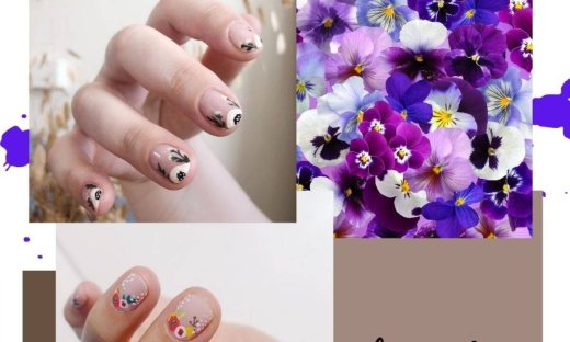 Αυτά είναι τα πιο όμορφα nail art με χειμερινά λουλούδια
