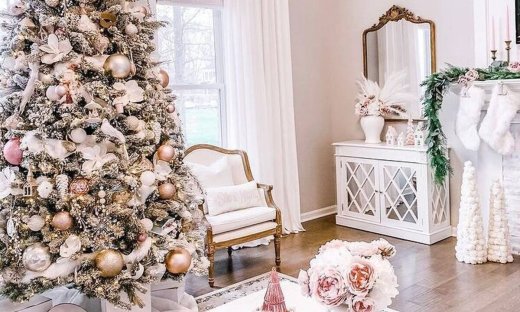 Pink pastel: η νέα τάση στη χριστουγεννιάτικη διακόσμηση