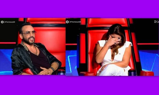 The Voice: Η απίστευτη ατάκα του Μουζουράκη που έκανε την Παπαρίζου να λιώσει στο γέλιο!