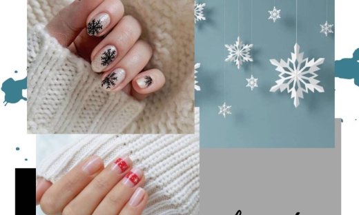 Video! Δες πώς θα ζωγραφίσεις όμορφες χιονονιφάδες στο μανικιούρ σου
