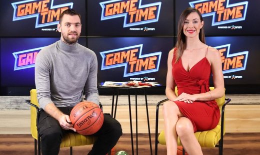 Ο Βαγγέλης Μάντζαρης στο ΟΠΑΠ Game Time ΜΠΑΣΚΕΤ