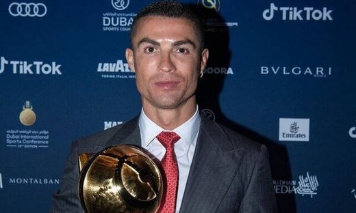 Ποιος Κριστιάνο; Η Τζορτζίνα επισκίασε τον Πορτογάλο στη βράβευση του! (pics)