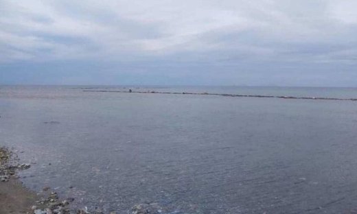 Κυλλήνη: Υποχώρησε η θάλασσα - Αποκαλύφθηκε το Αρχαίο Λιμάνι (pics)