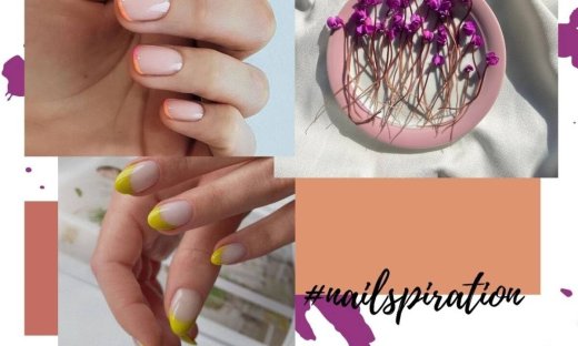 Το γαλλικό μανικιούρ την άνοιξη είναι πολύ διαφορετικό και πολύ χρωματιστό (photos)
