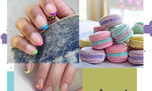 Γαλλικά μανικιούρ με χρώμα για εσένα που βαρέθηκες το κλασικό (photos)