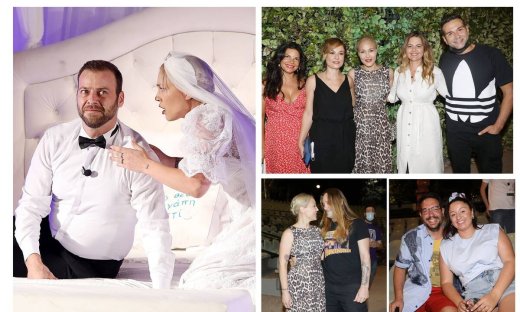 Λαμπερή θεατρική πρεμιέρα για το "Νυφικό Κρεβάτι"! "Παρέλαση" ερωτευμένων ζευγαριών!