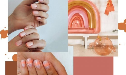 Ξεκίνα το ΣΚ σου καλά με peachy nail art που πάει με όλα