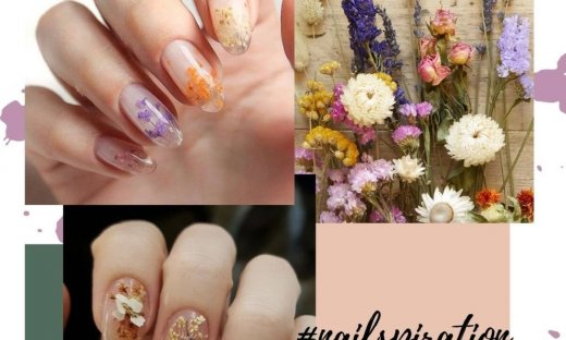 Αποξηραμένα λουλούδια στα νύχια: Πώς θα το κάνεις εύκολα