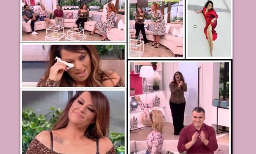 Η Ζαρίφη πιο αδύνατη από ποτέ στο πλατό του Χαμογέλα! Η αναφορά στον πατέρα της και τα δάκρυα!