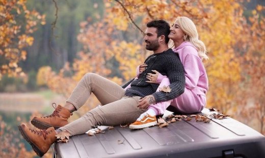 Ιωάννα Τούνη- Δημήτρης Αλεξάνδρου: Full in love και αγκαλιασμένοι στην χιονισμένη Αράχωβα