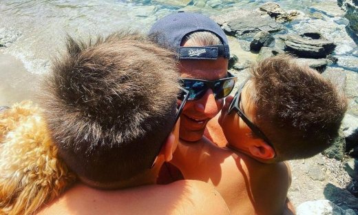 Γιώργος Λιάγκας: Οι βουτιές με τον γιο του και η βόλτα με go karts