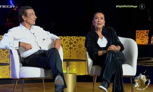 Σπίτι με το Mega: Σπάνια τηλεοπτική εμφάνιση του Αντύπα με την σύζυγο, τα παιδιά και τον γαμπρό του