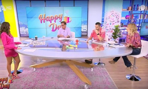 Happy Day: Οι ευχές στην πεθερά της και η τούρτα - έκπληξη στο πλατό!