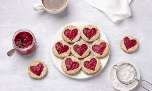 Φτιάξτε μπισκότα με μαρμελάδα