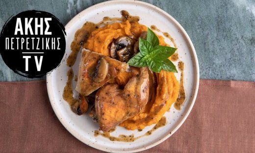 Κοτόπουλο του κυνηγού από τον Άκη Πετρετζίκη