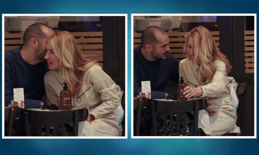 Ηλιάκη-Μανουσάκης: Τρυφερές στιγμές σε καφέ, λίγο μετά τη μετακόμιση!