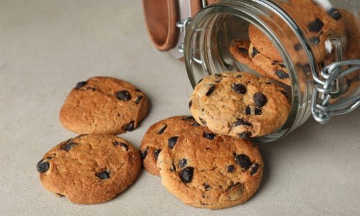Cookies με σοκολάτα γάλακτος για τις κρύες μέρες
