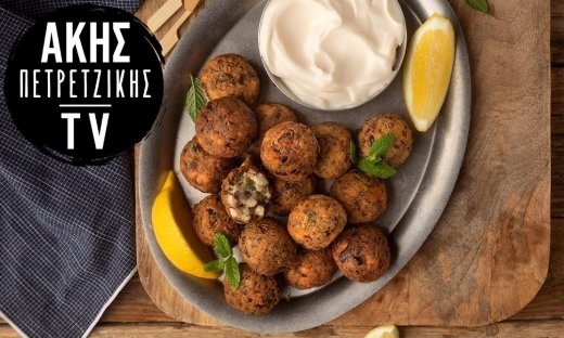 Νηστίσιμοι χταποδοκεφτέδες από τον Άκη Πετρετζίκη!