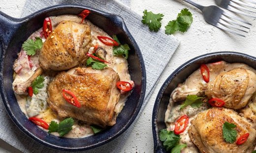Κοτόπουλο με γιαούρτι από τον Άκη Πετρετζίκη